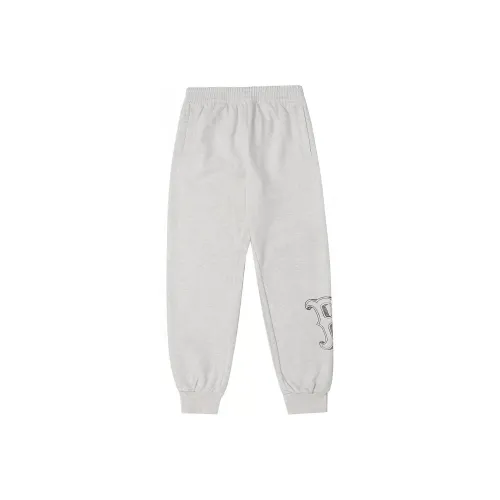 Mlb Base Logo Вязаные Тренировочные Штаны Унисекс Light Фотиния Серый