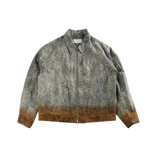 DRIES VAN NOTEN Серый Мужской Куртки