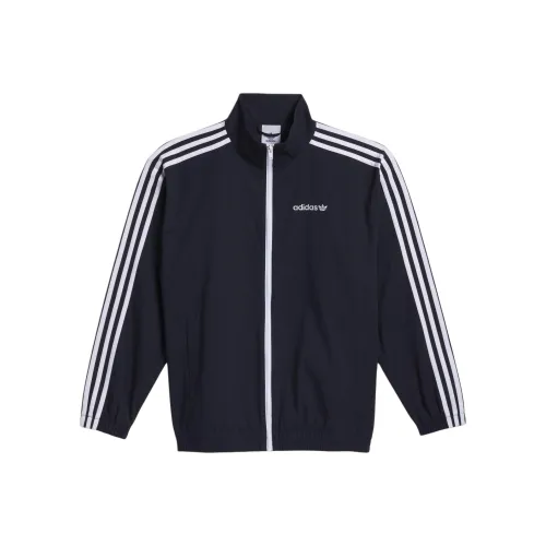 Adidas Originals Скейтбординг FIREBIRDTRACK Топ FW24 Куртки Пальто Унисекс Легенда Чернила Синий