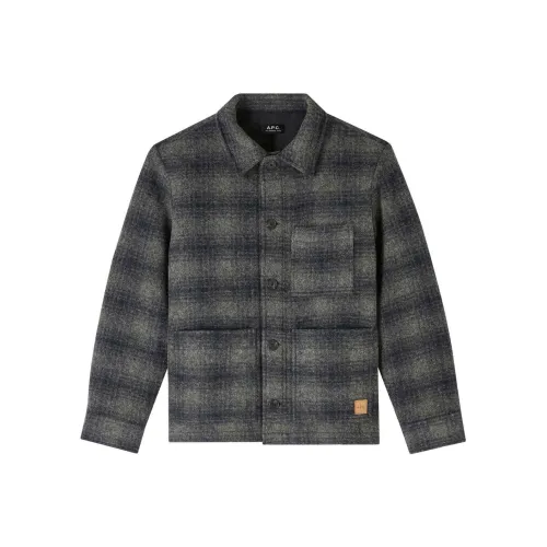 A.P.C FW24 Куртки и Пальто Мужской Хаки