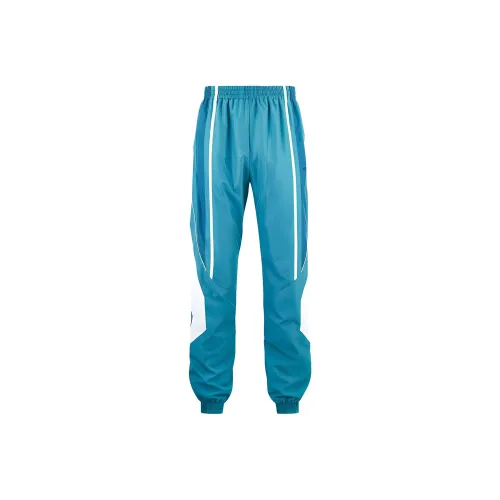 MARTINE ROSE Blue Men's Knitted Training Pants MARTINE ROSE Синий Мужские Вязаные Спортивные Штаны