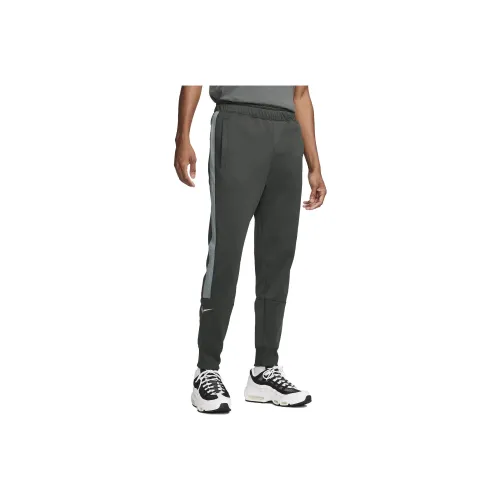 Nike Air Вязаные Тренировочные Штаны Мужские Оливково-Зеленые