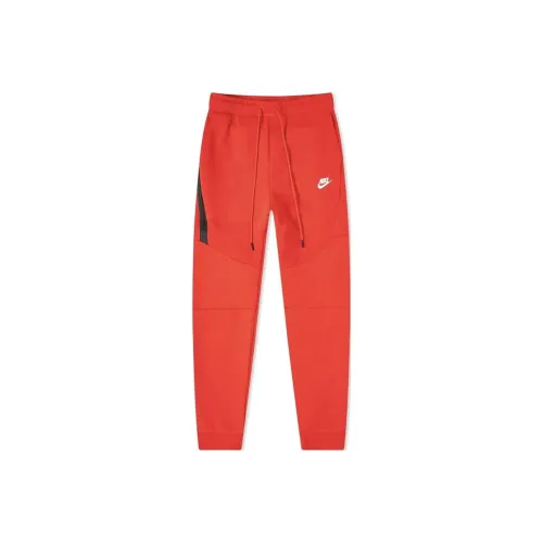 Nike Red Men's Knitted Training Pants Nike Красные Мужские Вязаные Тренировочные Штаны