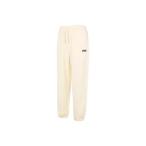 FILA Cream Men's Knitted Training Pants FILA Кремовые Мужские Вязаные Тренировочные Штаны