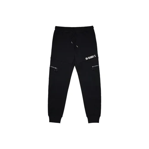 ED HARDY X Черные Унисекс Вязаные Тренировочные Брюки