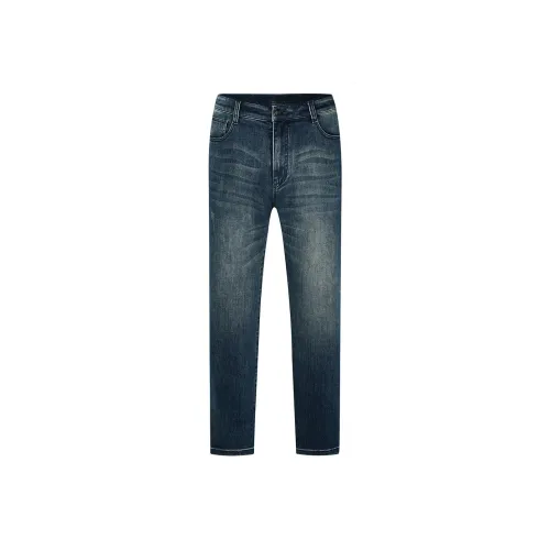 Cavalli Class Blue Men's Jeans Кэвали Класс Синий Мужские Джинсы