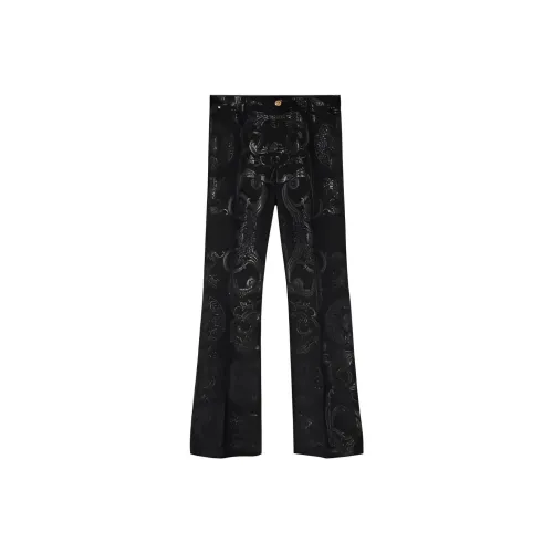 VERSACE Мужские Повседневные Брюки Черные
