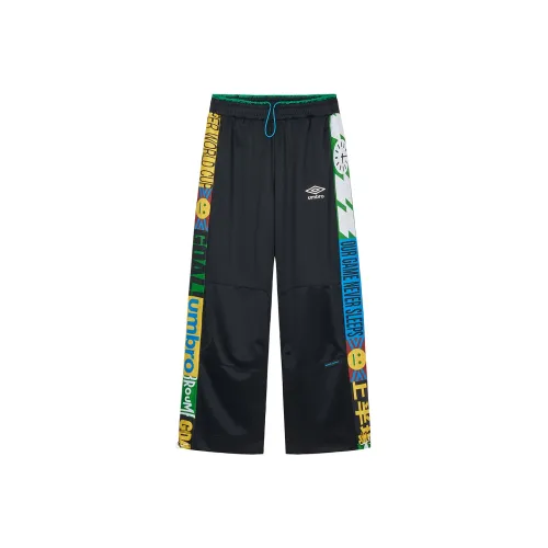 Umbro совместный бренд ANGUS CHIANG Угольный Черный Мужские Повседневные Штаны