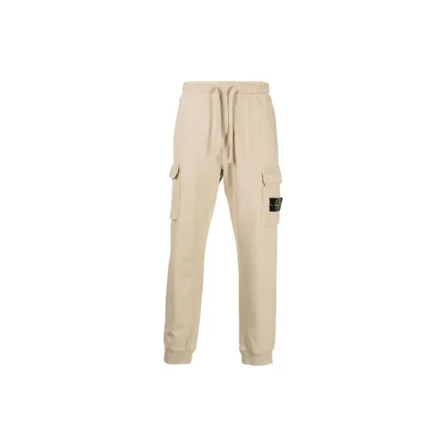 Stone Island Экрю Мужские Повседневные Брюки