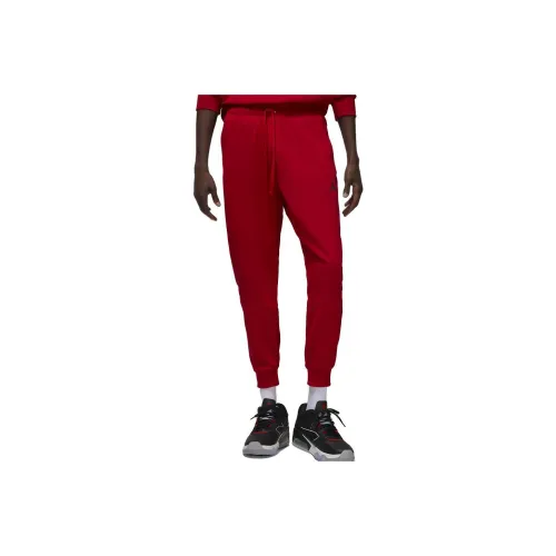Jordan Sport Фитнес-красные мужские вязаные тренировочные брюки