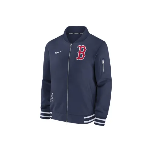 nike Boston Red Sox Аутентичная коллекция Куртки и Пальто Boston Red Sox Мужской Морской синий