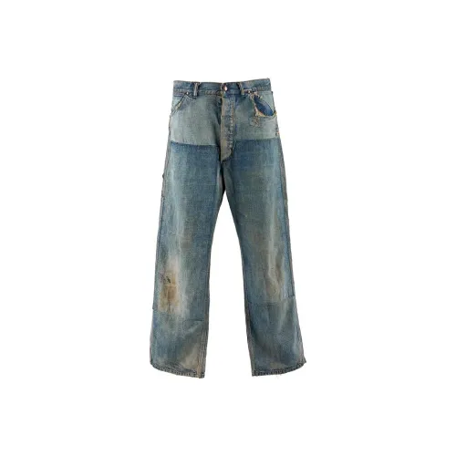 SAINT Mxxxxxx Синие Унисекс Джинсы