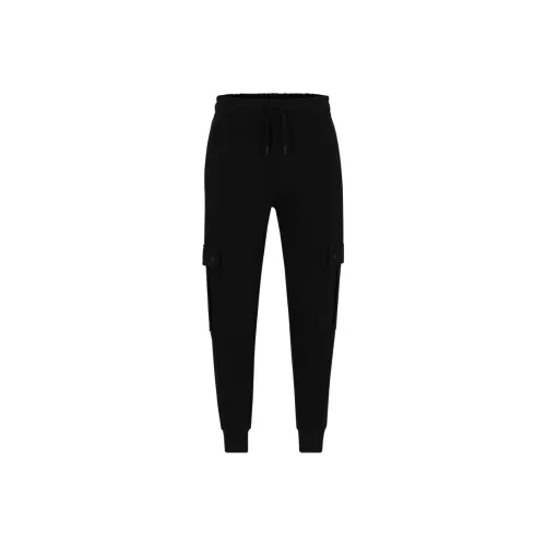 Hugo Boss Черные Мужские Вязаные Спортивные Штаны