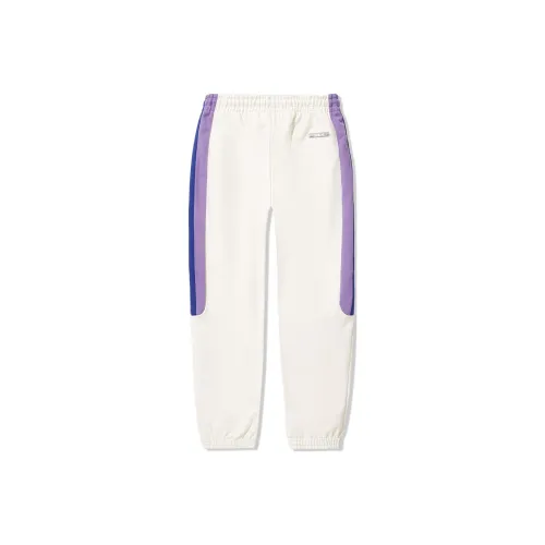 LINING Вязаные тренировочные штаны унисекс экрю