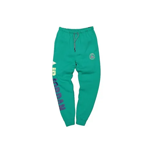 Nike Зеленые Мужские Вязаные Тренировочные Штаны