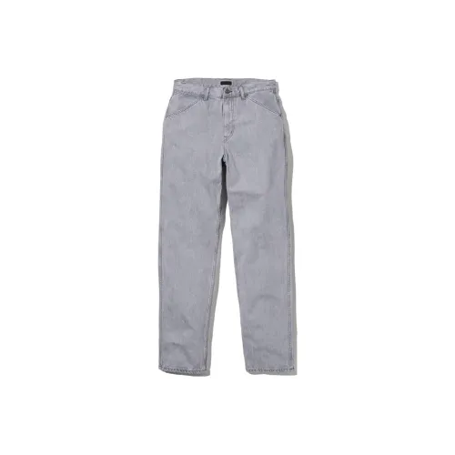 UNIQLO Светло-серые Унисекс Джинсы