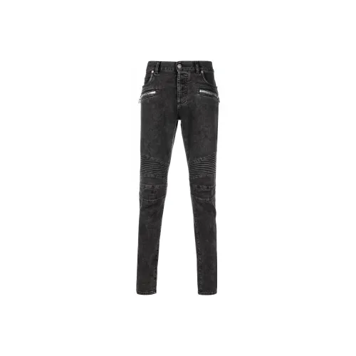 BALMAIN Мужские черные джинсы