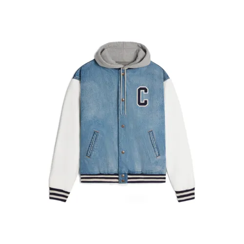 CELINE SS24 Куртки Пальто Мужской Синий