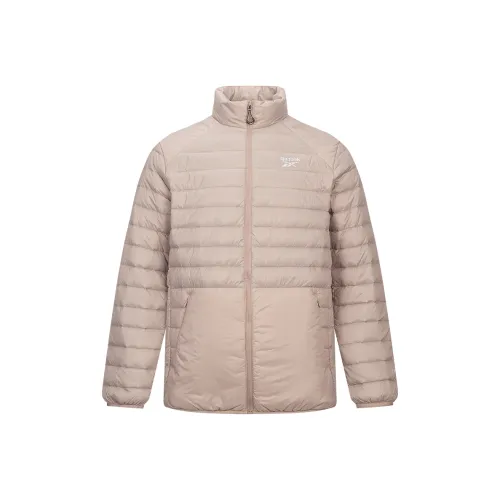 Reebok совместный пуховик унисекс серого цвета