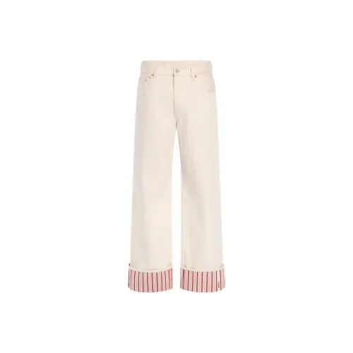 Jacquemus Ecru Мужские Джинсы