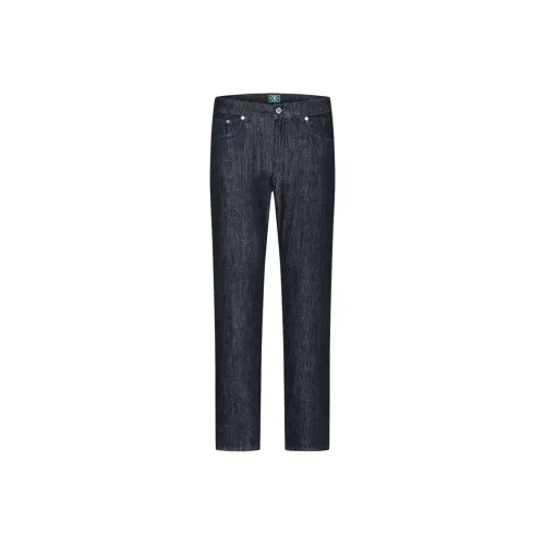 SEPTWOLVES Джинсы Мужские Темно-Синие
