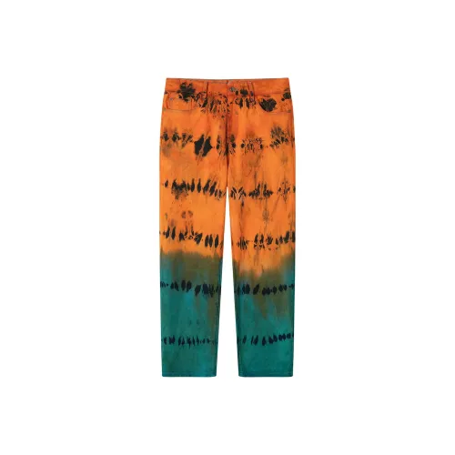 DAVID NAMAN Orange Men's Jeans