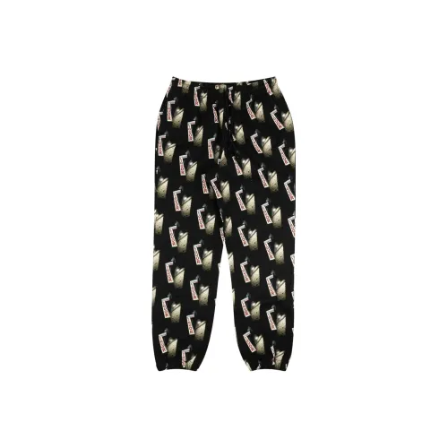 424 Черные Мужские Вязаные Спортивные Штаны