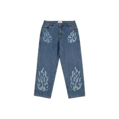 Dime Синие Унисекс Джинсы