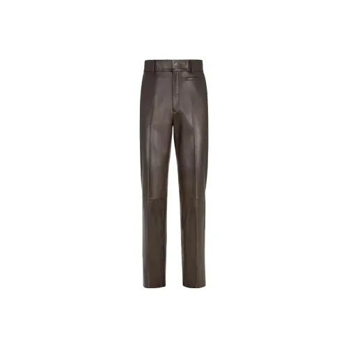 FENDI Brown Men's Casual Pants FENDI Коричневые Мужские Повседневные Брюки