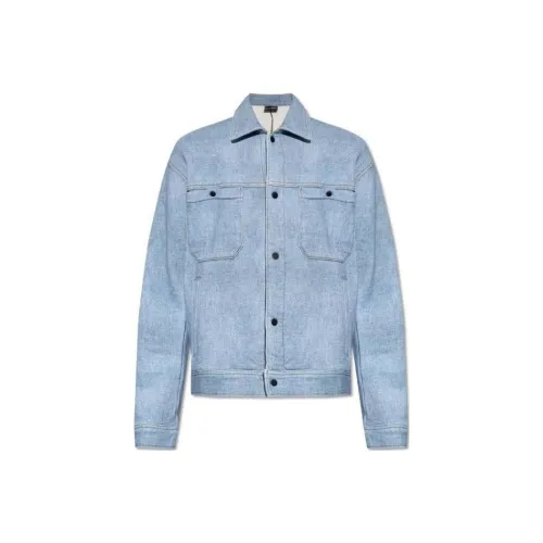 EMPORIO ARMANI Куртки и Пальто Мужской Прозрачный Синий