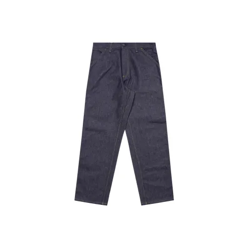 Carhartt WIP Blue Men's Jeans Кархартт WIP Синий Мужской Джинсы