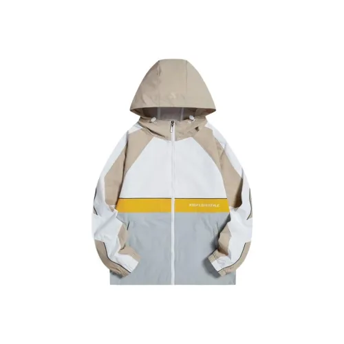 XTEP Vitality Series Тренчкот Мужской Светлый Лен Жемчужный Белый