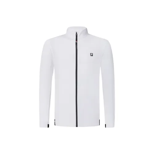 FILA GOLF серия Ткани вязаные Куртка Мужская Нефритовый белый