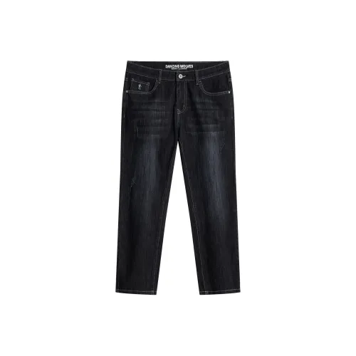 Dance with Wolves Джинсы Мужские Черные Серые