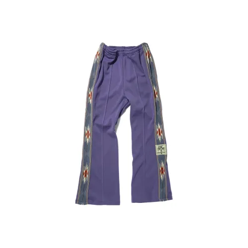 Капитал Вязаные Спортивные Штаны Мужские Фиолетовые