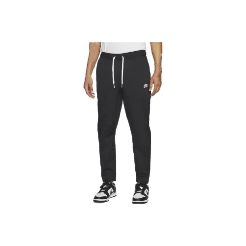 Nike Черные Мужские Вязаные Тренировочные Штаны