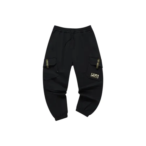 FILA FUSION FILA FUSION Hakusan l collaboration Collection Темно-черный Мужские Повседневные Штаны