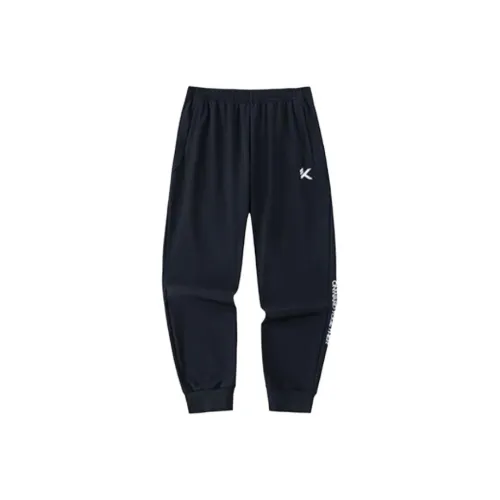 Anta Basketball Collection Черные Мужские Вязаные Тренировочные Штаны