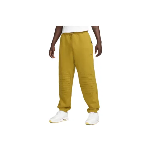 Nike SPORTSWEAR TECH PACK Вязаные тренировочные брюки мужские желтые