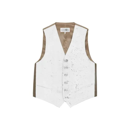 MM6 MAISON MARGIELA SS25 Жилет Мужской Белый