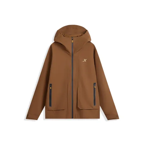 XTEP Тренчкот Мужской Медовый Чай Коричневый