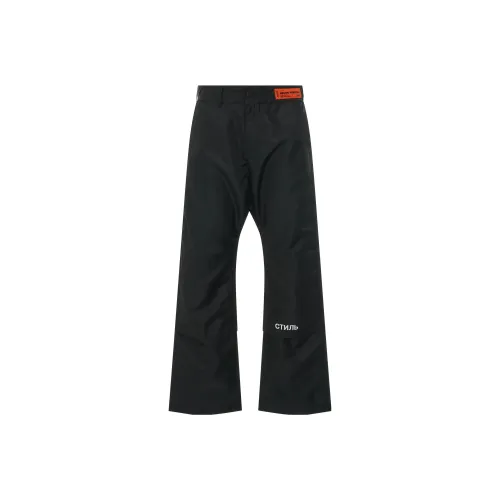 HERON PRESTON Мужские Повседневные Брюки Черные