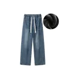 Винтажный синий (утолщенный с флисовой подкладкой)