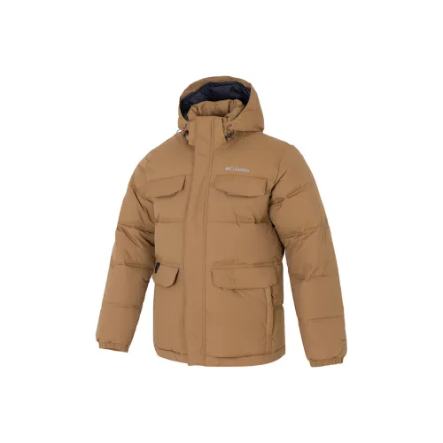 Columbia совместный бренд LandroamerOmni термопуховая куртка мужская коричневая