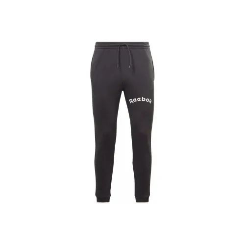 Reebok Черные Мужские Вязаные Спортивные Штаны