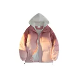 Розовый градиентный эффект имитации двухслойности