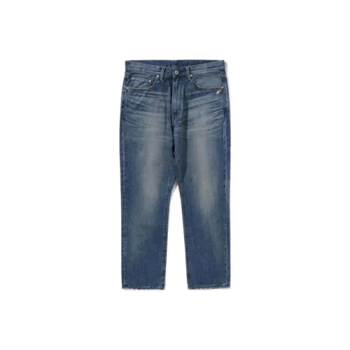 A BATHING APE Denim collection Джинсы синие унисекс