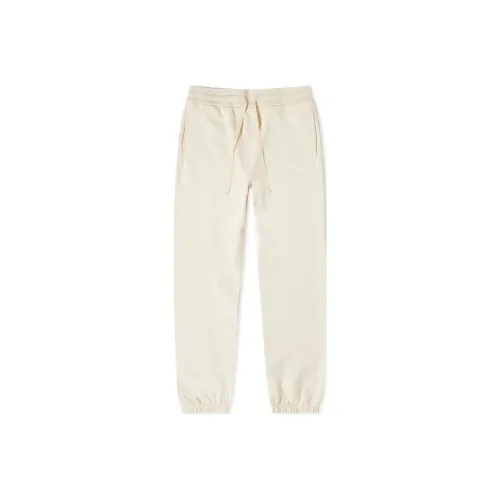 JIL SANDER Бежевые Унисекс Вязаные Спортивные брюки