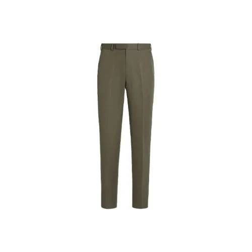 Ermenegildo Zegna Зеленые Мужские Повседневные Брюки