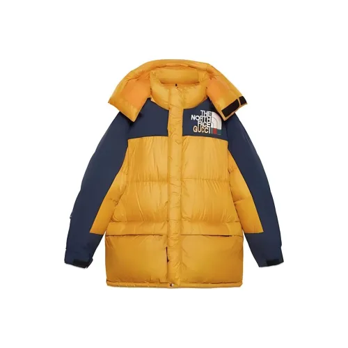 GUCCI x THE NORTH FACE Пуховик Мужской Черный Желтый